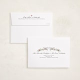 "Petite Botanicals" - Holiday Cards in Crimson by Susan Moyal - FREE Recipient Addressing