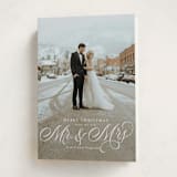 "Bliss" - Holiday Cards in Snow by Jackie Crawford - Folded Card