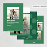 "ricrac" - Holiday Cards in Wreath by Lori Wemple - Back of Card Options