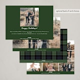 "classic sentiment" - Holiday Cards in Juniper by Jennifer Lew - Back of Card