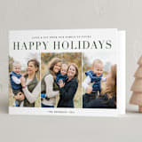 "classic sentiment" - Holiday Cards in Juniper by Jennifer Lew - Folded Card