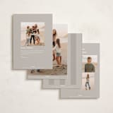 "Festive" - Holiday Cards in Sand by Kelly Watkins - Back of Card Options