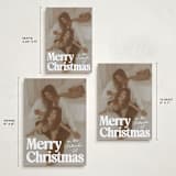 "Vintage Classic" - Holiday Cards in Snowfall by Everett Paper Goods - Formats Available