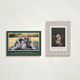 "Meadows" - Holiday Cards in Pine by Amy Kross - Photo Orientation Options