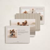 "Sealed" - Holiday Cards in Eggnog by Amy Kross - Back of Card Options