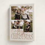 "Elegant Three" - Holiday Cards in Sourdough by Brianne Larsen - Folded Card