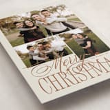 "Elegant Three" - Holiday Cards in Sourdough by Brianne Larsen - Detail