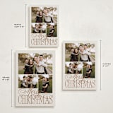 "Elegant Three" - Holiday Cards in Sourdough by Brianne Larsen - Formats Available
