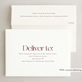 "Merry & Married" - Holiday Cards in Mulled Wine by Hudson meet Rose - FREE Recipient Addressing