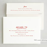 "Merry and bribed" - Holiday Cards in Tomato by Lea Delaveris - FREE Recipient Addressing