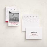 "Dashing Holiday" - Holiday Cards in Candy Cane by Louise Kay - Assembled