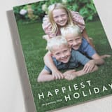 "Happy moments" - Holiday Cards in Cotton by Stacey Meacham - Detail