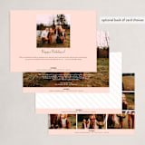"Vertical" - Holiday Cards in Gumdrop by Jessica Williams - Back of Card Options