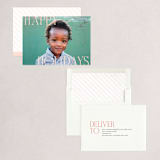 "Vertical" - Holiday Cards in Gumdrop by Jessica Williams - Assembled