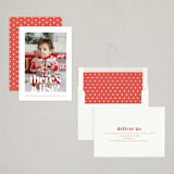 "There's a List" - Holiday Cards in Persimmon by Olivia Raufman - Assembled