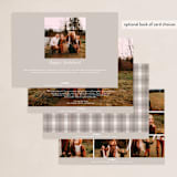 "Loops" - Holiday Cards in Flicker by Pixel and Hank - Back of Card Options