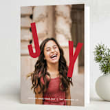 "THIS" - Holiday Cards in Ruby by Lauren Chism - Folded Card