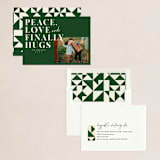 "Finally Hugs" - Holiday Cards in Douglas Fir by Anna Elder - Assembled