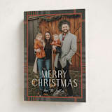 "Foiled plaid" - Holiday Cards in Autumn by Annie Holmquist - Folded Card