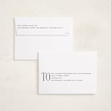 "Merry Stack" - Holiday Cards in Coal by Ekko Studio - FREE Recipient Addressing