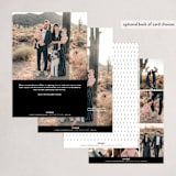 "A New Home for the Holidays" - Holiday Cards in Midnight by Christine Taylor - Back of Card Options