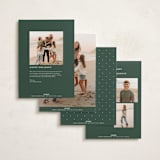 "Tartan" - Holiday Cards in Flannel by Wildfield Paper Co - Back of Card Options