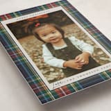 "Tartan" - Holiday Cards in Flannel by Wildfield Paper Co - Detail