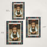 "Tartan" - Holiday Cards in Flannel by Wildfield Paper Co - Formats Available