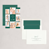 "Signed" - Holiday Cards in Emerald by Lauren Chism - Assembled