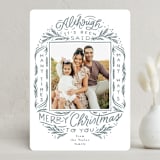 "Many Times Many Ways" - Holiday Cards in Slate by Alethea and Ruth - Front