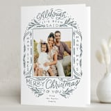 "Many Times Many Ways" - Holiday Cards in Slate by Alethea and Ruth - Folded Card