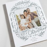 "Many Times Many Ways" - Holiday Cards in Slate by Alethea and Ruth - Detail