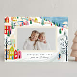 "Mountain Village" - Holiday Cards in Bright by Julie Murray - Front
