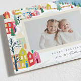 "Mountain Village" - Holiday Cards in Bright by Julie Murray - Detail