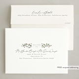 "Holly Framed" - Holiday Cards in Sugar Cookie by Everett Paper Goods - FREE Recipient Addressing