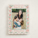 "Christmas Wish" - Holiday Cards in Peppermint by Paper Sun Studio - Front