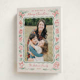 "Christmas Wish" - Holiday Cards in Peppermint by Paper Sun Studio - Folded Card