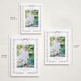 "Bountiful Boughs" - Holiday Cards in Cranberry by Itsy Belle Studio - Formats Available