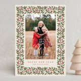 "Snowberry" - Holiday Cards in Eggnog by Robert and Stella - Front