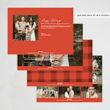 "Simple name" - Holiday Cards in Snowflake by Brooke Chandler - Back of Card Options