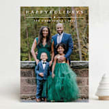 "Height of Happiness" - Holiday Cards in Snowfall by Carolyn MacLaren - Front