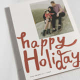 "modern holiday lettering" - Holiday Cards in Santa by Sumak Studio - Detail