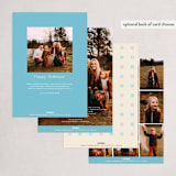 "Color Blocks" - Holiday Cards in Wintermint by Ekko Studio - Back of Card Options