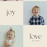 "Color Blocks" - Holiday Cards in Wintermint by Ekko Studio - Detail