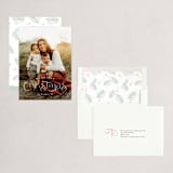 "wispy letters" - Holiday Cards in Snow by Jennifer Wick - Assembled