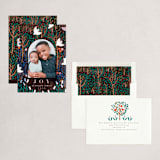 "Medieval Garden" - Holiday Cards in Spice Garden by Eve Schultz - Assembled
