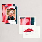 "Paint Roll" - Holiday Cards in Holly Berry by Kelly Nasuta - Assembled