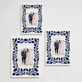 "Storybook Floral" - Holiday Cards in Navy by Katharine Watson - Formats Available