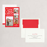 "Alpine Collection" - Holiday Cards in Cherry by Jill Means - Assembled