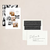 "Minimal Gallery" - Holiday Cards in Noir by Annie Clark - Assembled